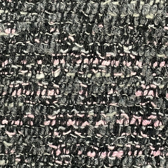 Derek Lam 10 Crosby Gray Pink Speckled Tweed Mini Pencil Skirt Sz 6 - Picture 11 of 16